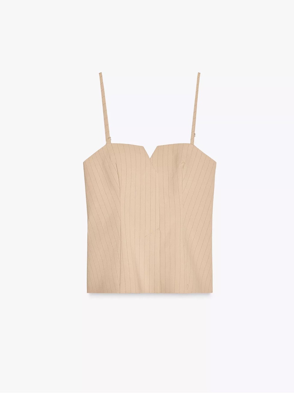 Pleated Stripe Top
